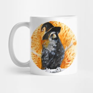 Halloween Witch Crow ( Inktober 10 ) Mug